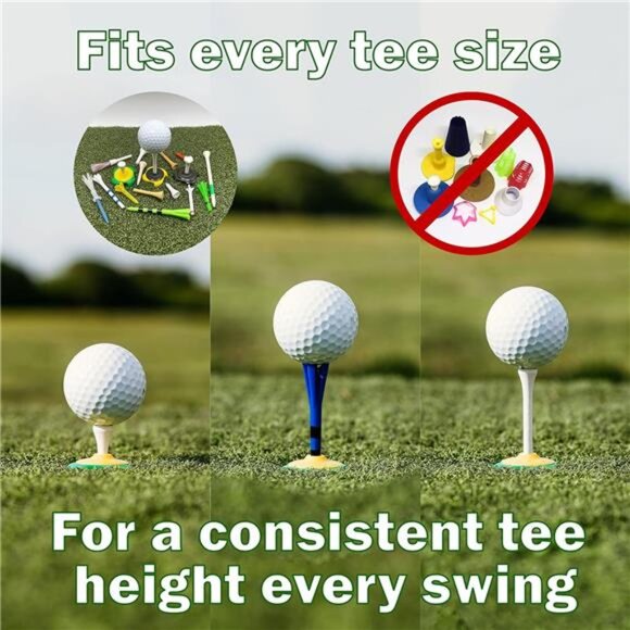 Golf Tee Holder, Great for Golf, Baseball and Softball to Practice Alignment - Picture 3 of 7